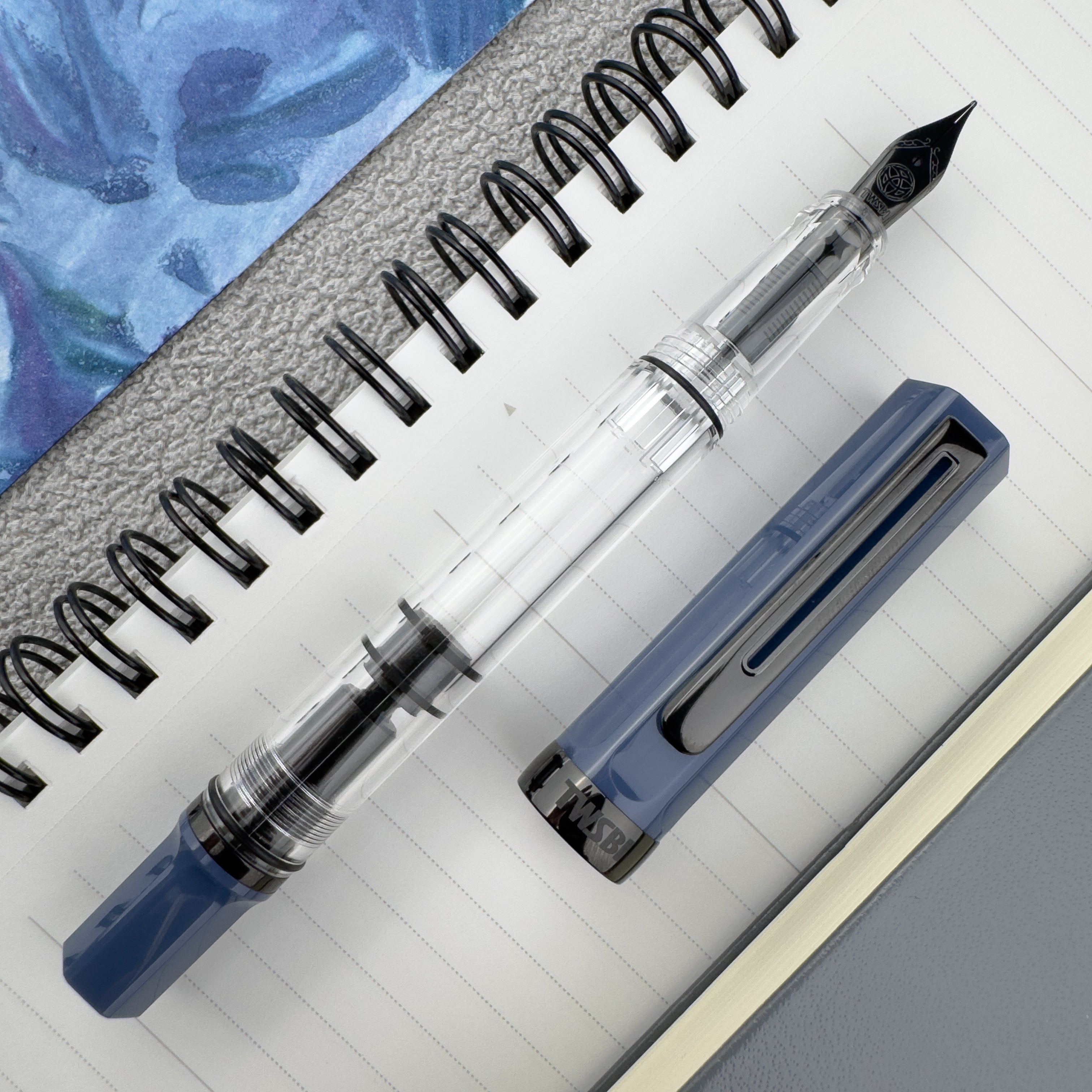 TWSBI Eco Fountain Pen - Slate Blue w/ Onyx – Atlas Stationers