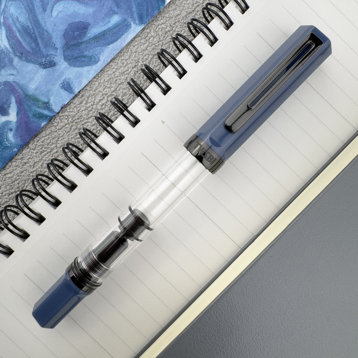 TWSBI Eco Fountain Pen - Slate Blue w/ Onyx