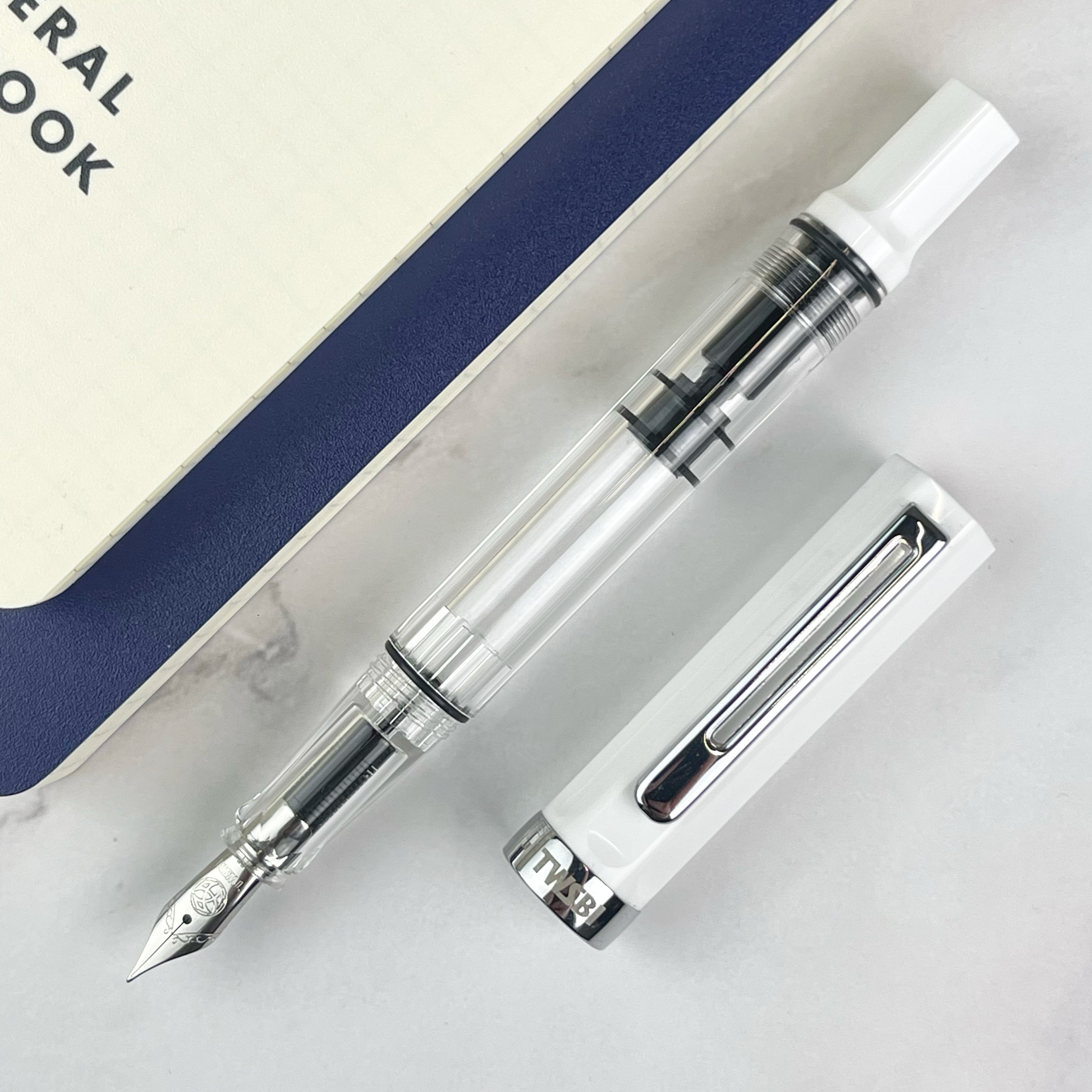 TWSBI Eco Transparent Fountain Pen – Blue – The Pen Outpost