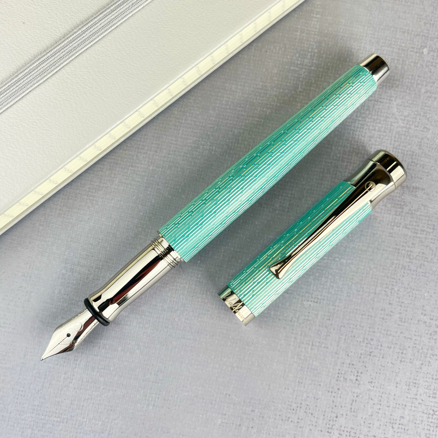 Waldmann Tango Fountain Pen - Brilliant Aquamarine