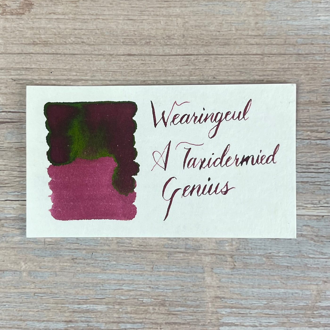 Wearingeul A Taxidermied Genius- 30ml Bottled Ink