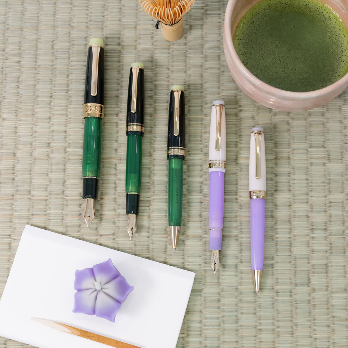 Sailor Pro Gear Slim Fountain Pen - Japanese Tea Ceremony - Nerikiri (Limited Edition)