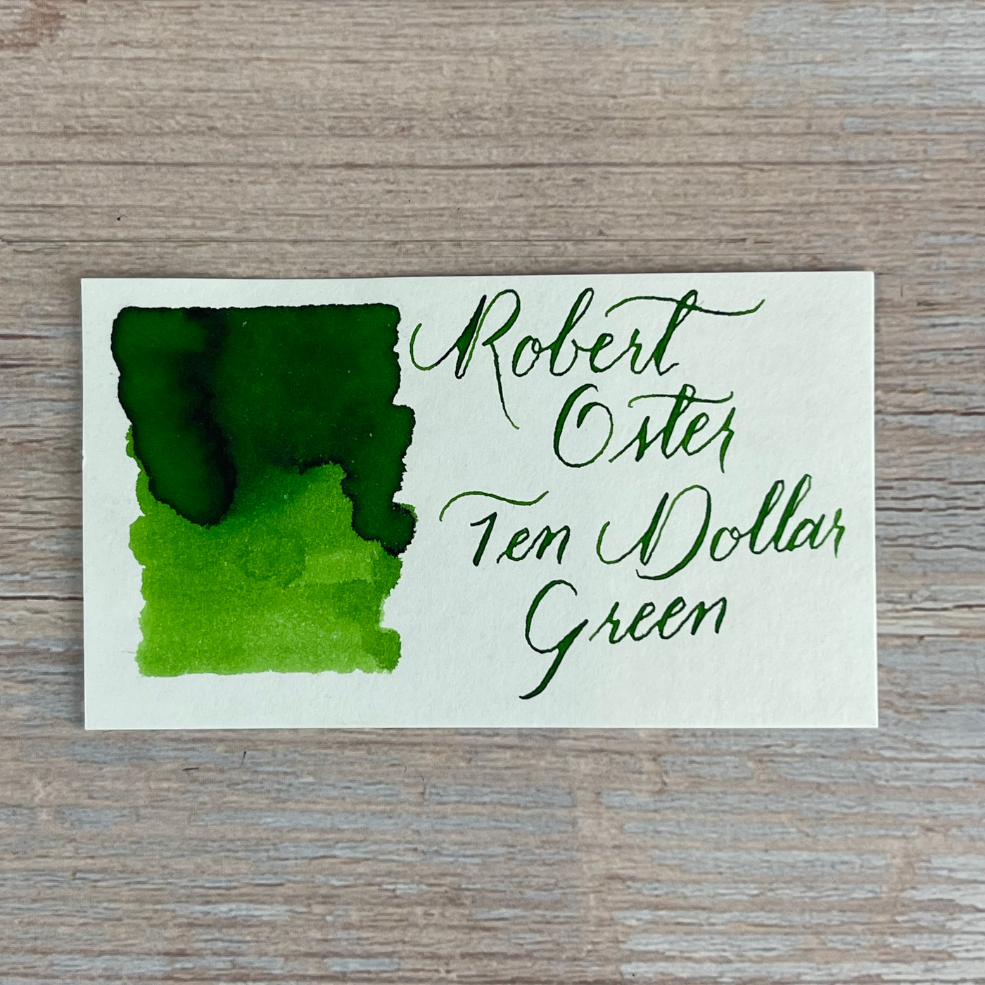 Robert Oster Ten Dollar Note Green (Limited Edition) - 50ml Bottled Ink