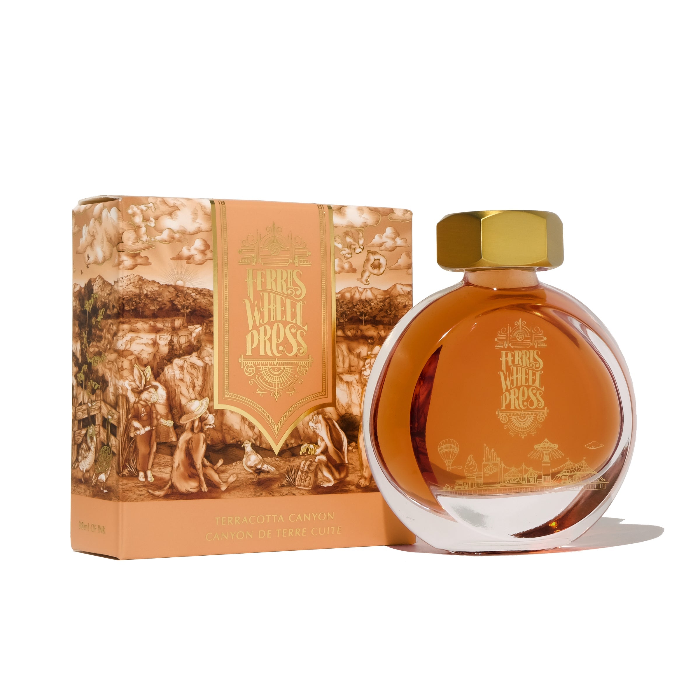 Ferris Wheel Press Terracotta Canyon - 38ml Bottled Ink – Atlas
