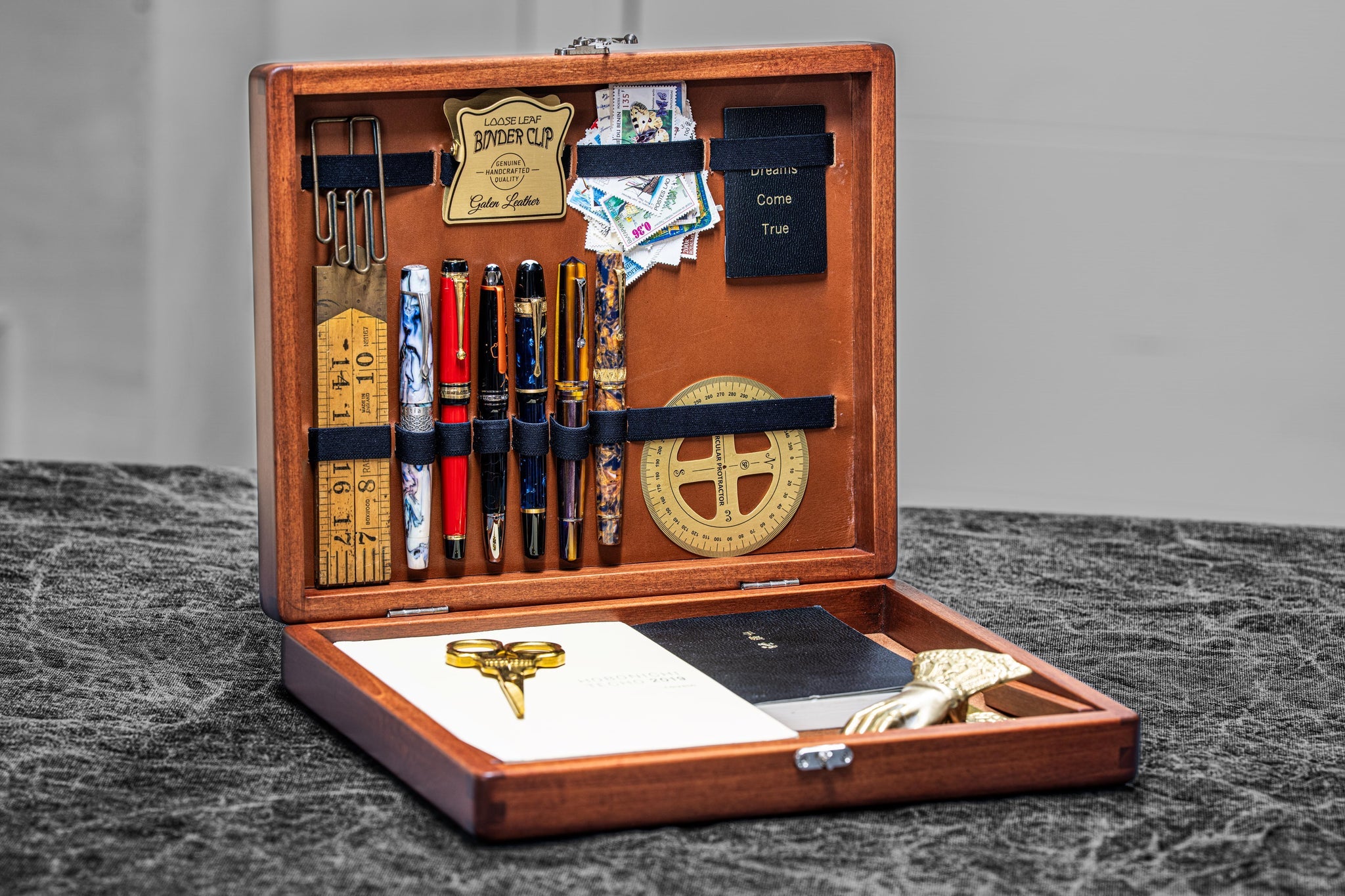 Galen Leather Writing Box - Thuja Wood (Special Edition) – Atlas
