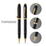 Townsend Rollerball Pen Info Graphic