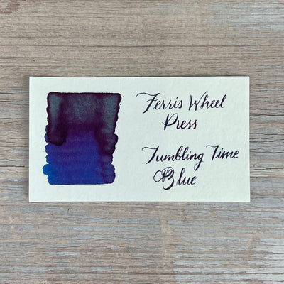 Ferris Wheel Press Tumbling Time Blue - 20ml bottled Ink (Special Edition)