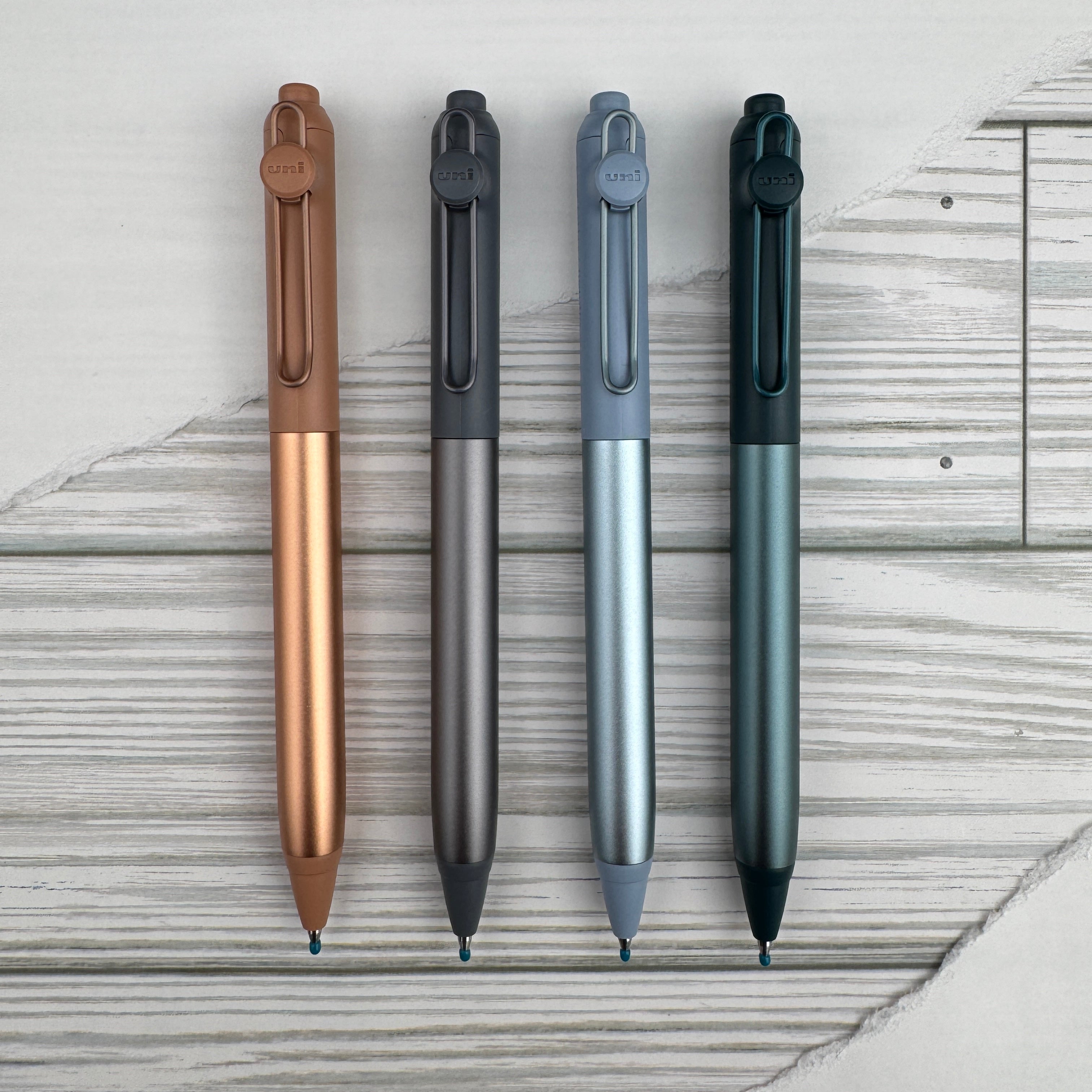 uni-ball ZENTO サインペン メタリックグレー 2個 Uni-ball ZENTO Gel Pen - Flow – Atlas Stationers
