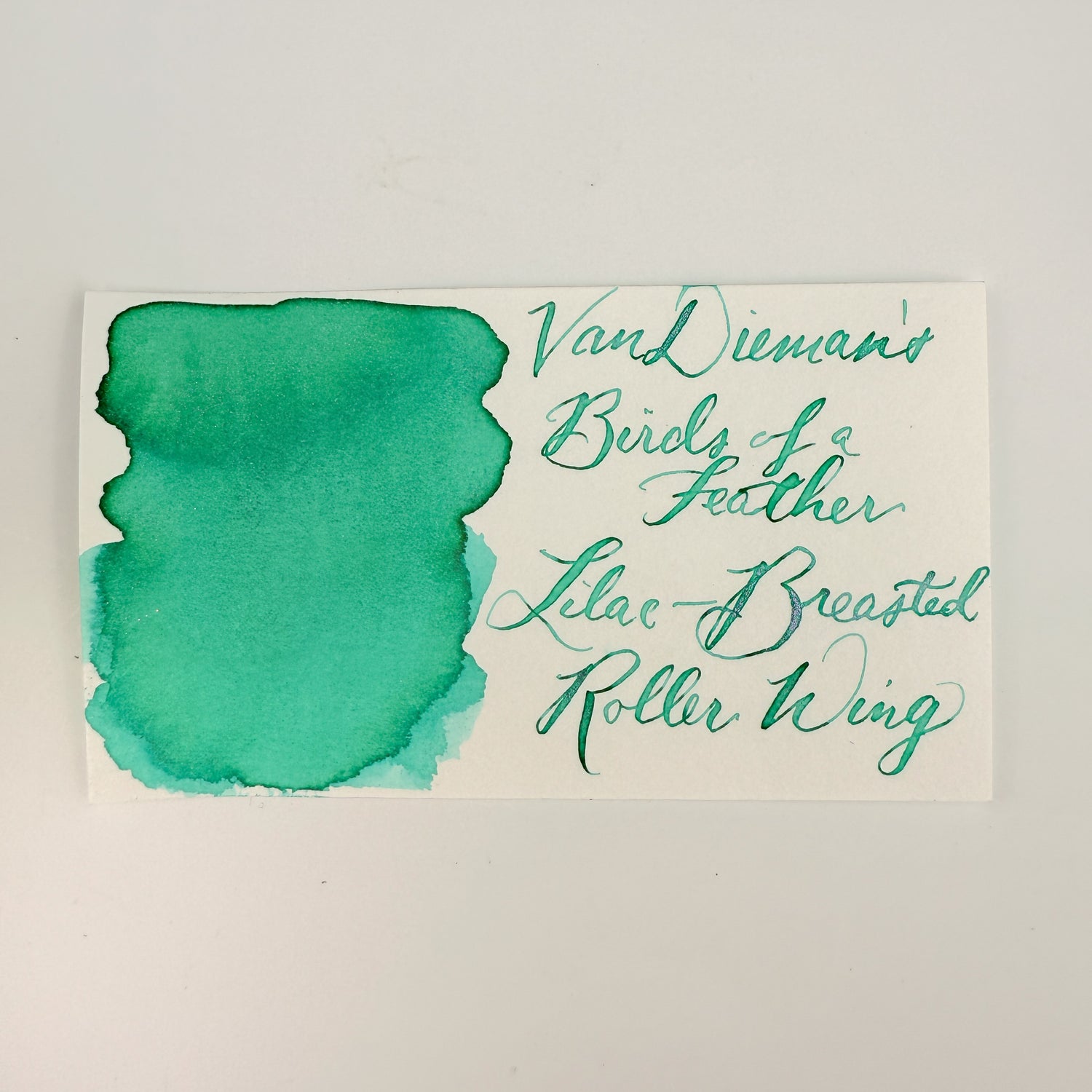 Van Dieman's Birds of a Feather - Lilac-Breasted Roller Wing - 30ml Bottled Ink