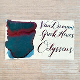 Van Dieman's Greek Heroes - Odysseus Shimmering 30ml Bottled Ink
