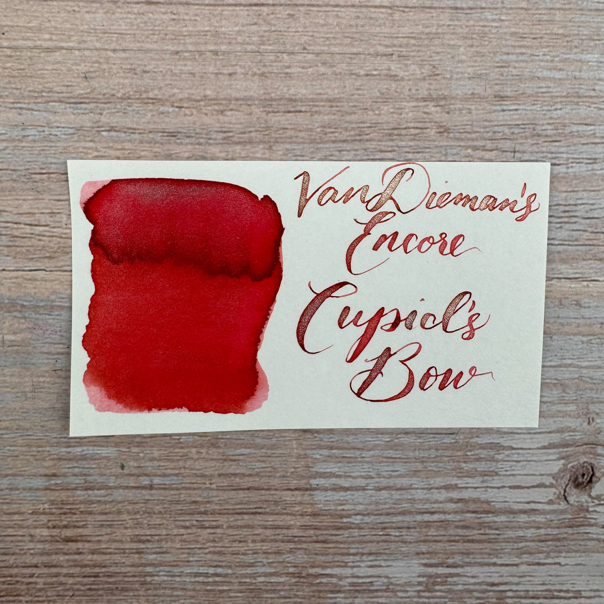 Kupid Ink Van Dieman's Encore - Cupid's Bow - 40ml Bottled Ink – Atlas Stationers