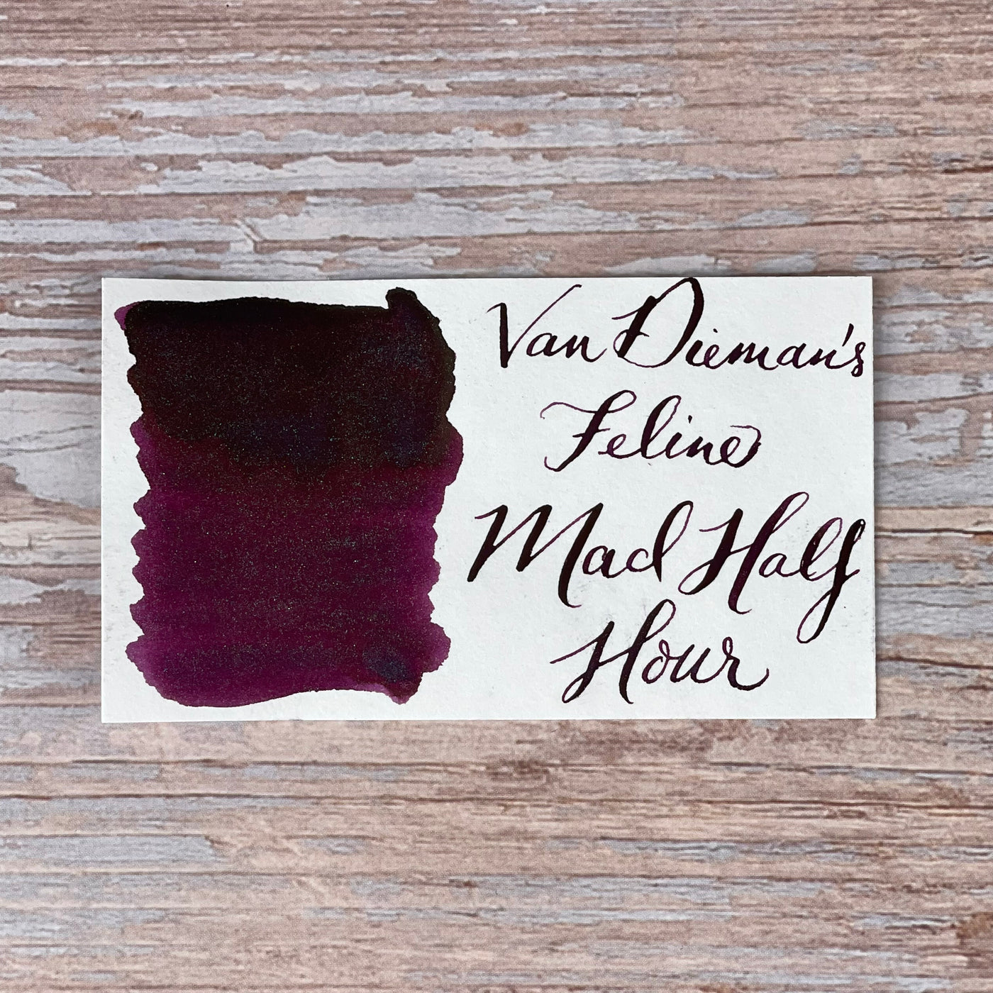 Van Dieman's Feline - Mad Half Hour Shimmering 30ml Bottled Ink