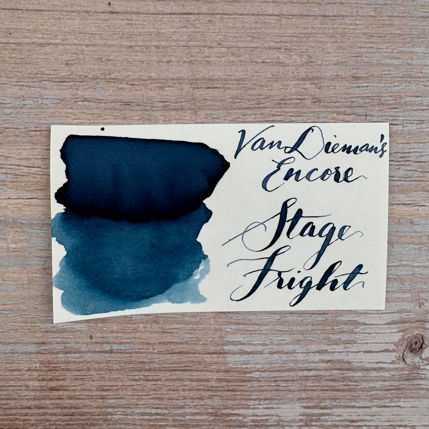 Van Dieman's Encore - Stage Fright - 40ml Bottled Ink