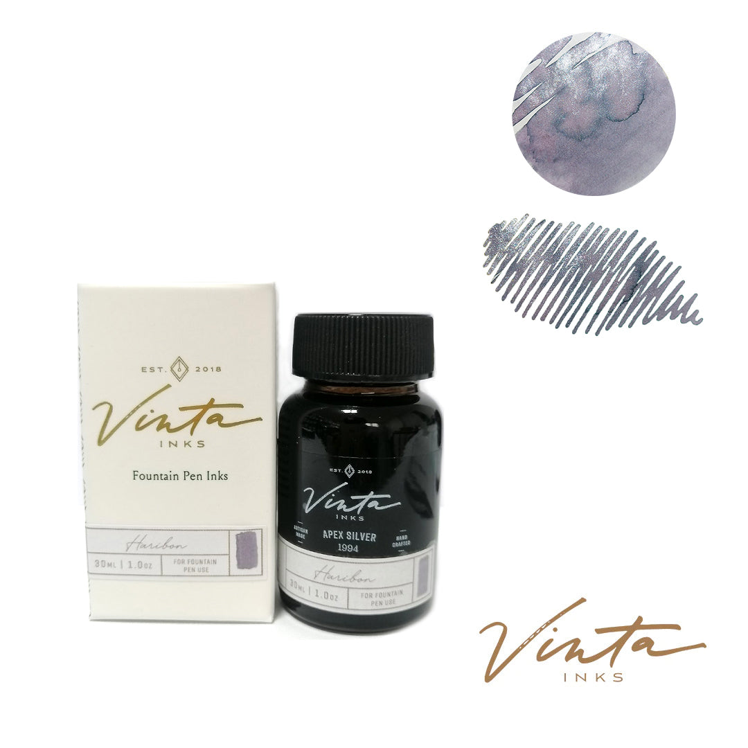 Vinta Apex Silver (Haribon 1994) - 30ml Bottled Ink