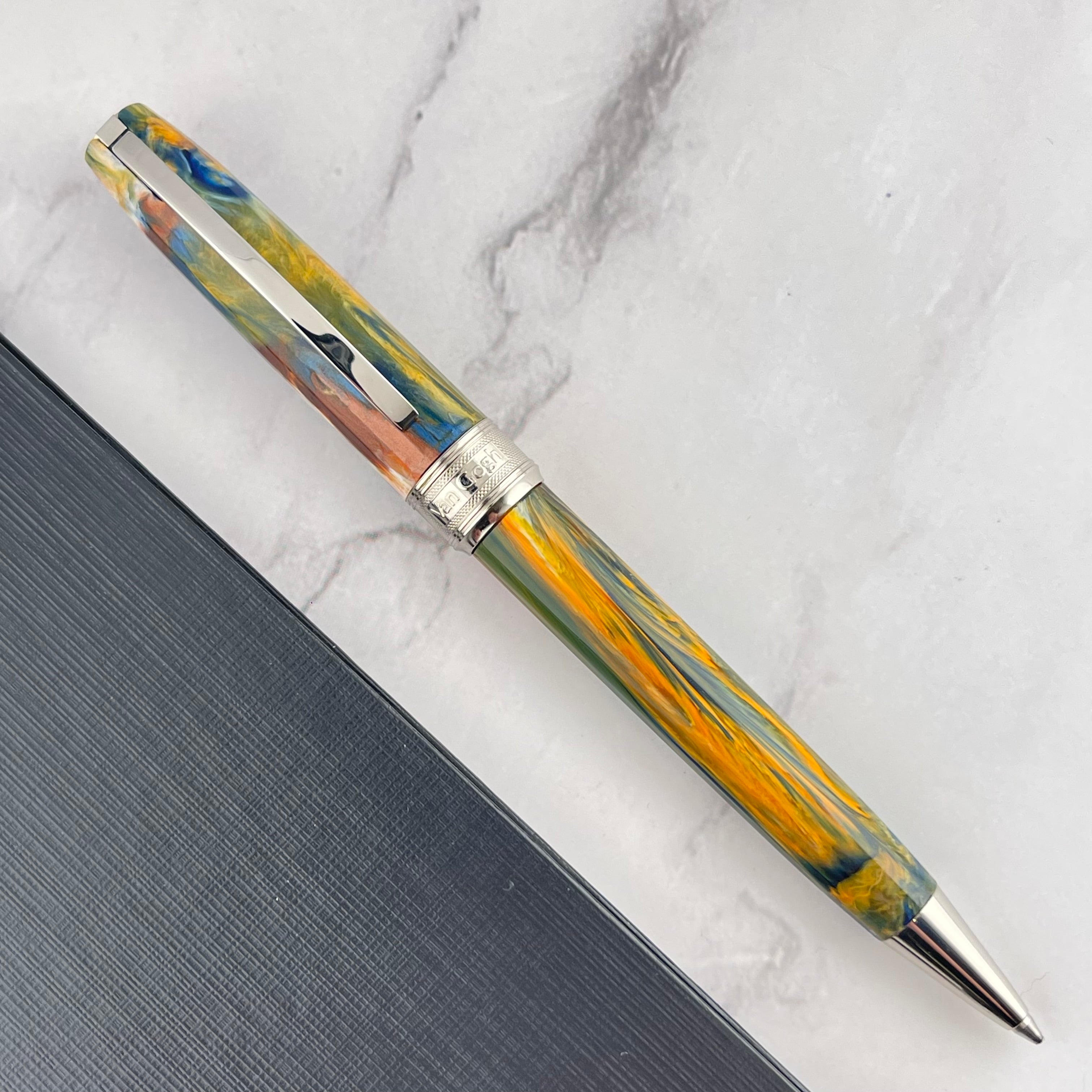 Visconti ボールペン VAN GOGH Visconti Van Gogh Ballpoint Pen - Cafe Terrace at Night – Atlas