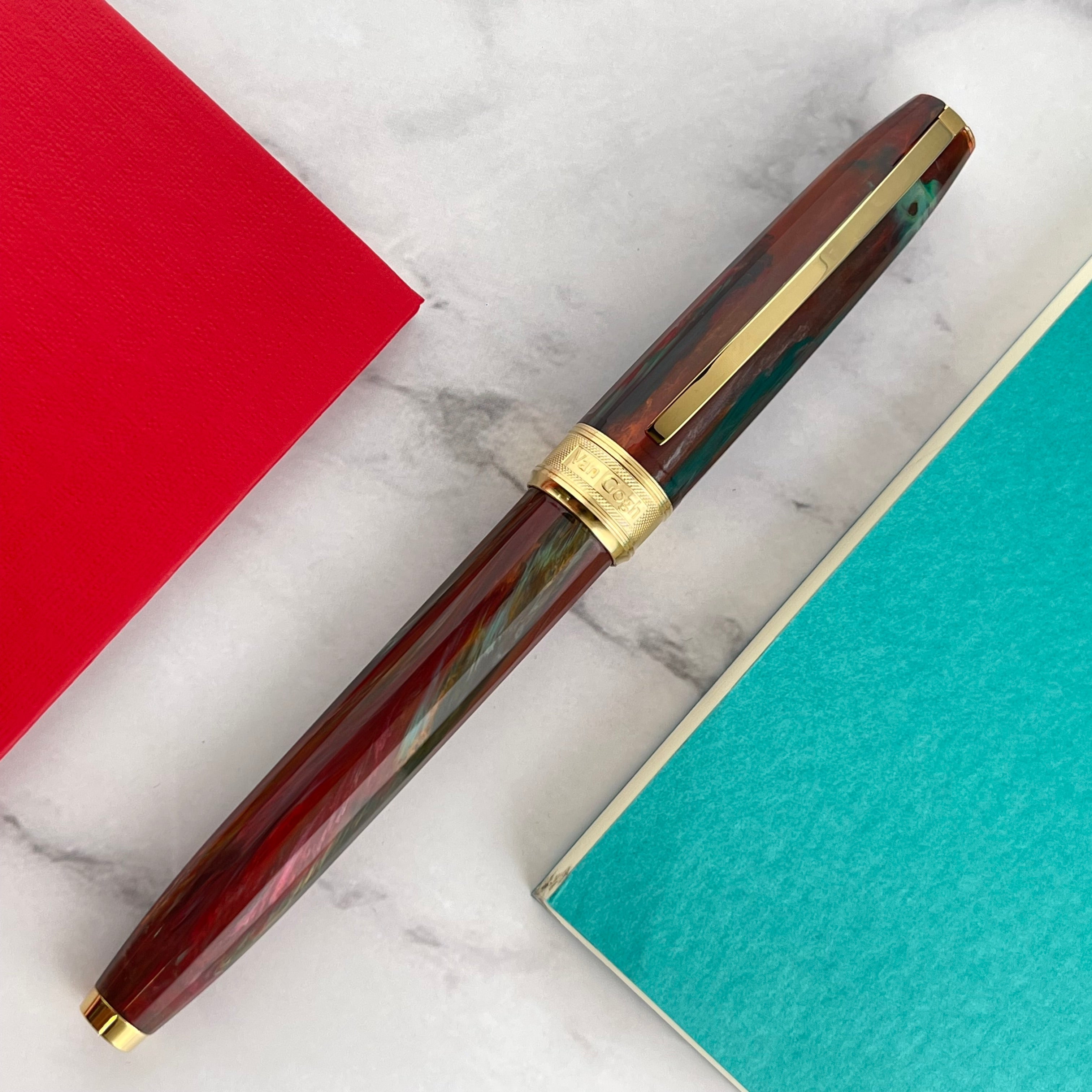 Visconti Van Gogh Rollerball Pen - Flowering Plum Orchard – Atlas