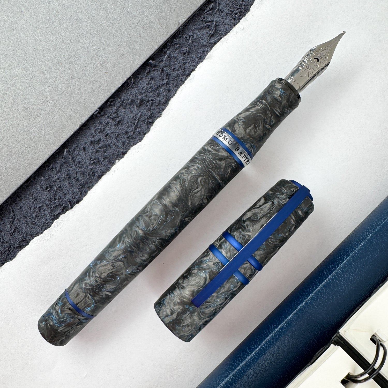 Visconti Homo Sapiens Fountain Pen - Carbon Abyssus (Limited Edition)