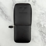 Visconti Leather 3 Pen Holder - Black
