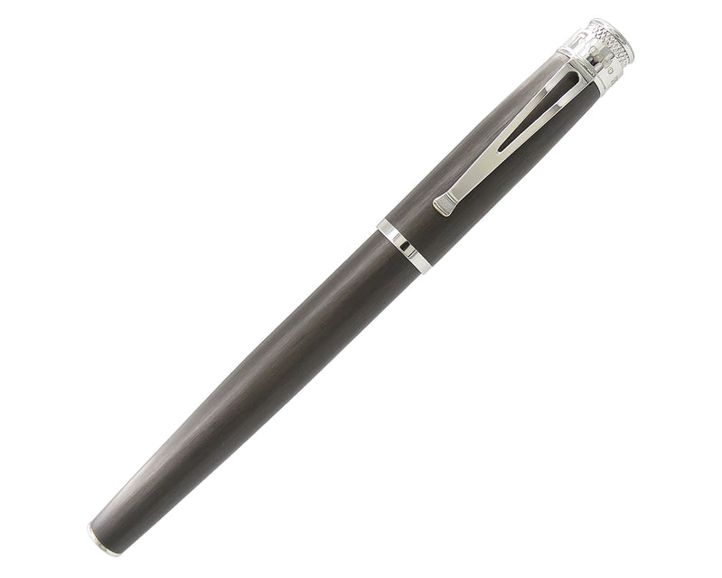 Retro 51 Platinum Executive Tornado Fountain Pen Pen - Black Nickel