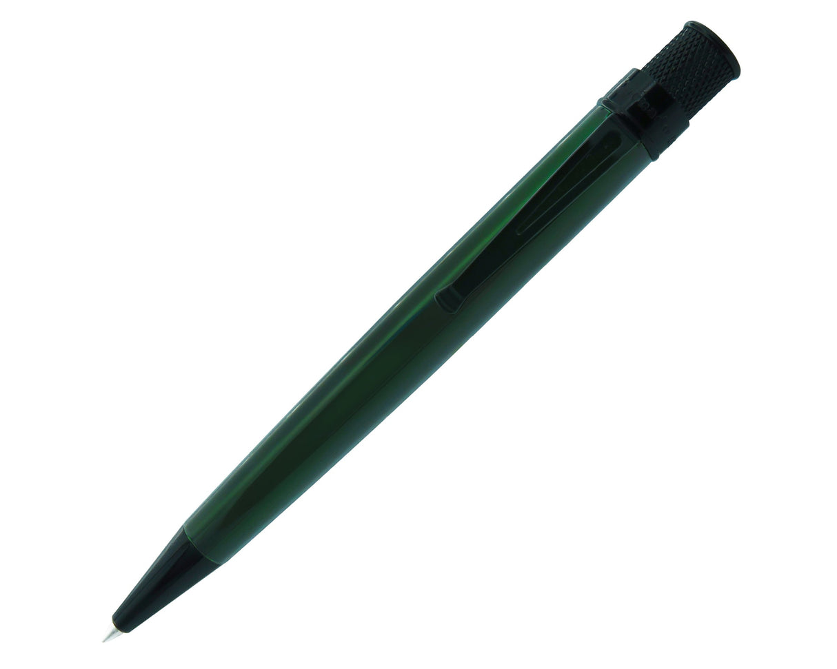 Retro 51 Tornado Stealth Rollerball Pen - Emerald Green