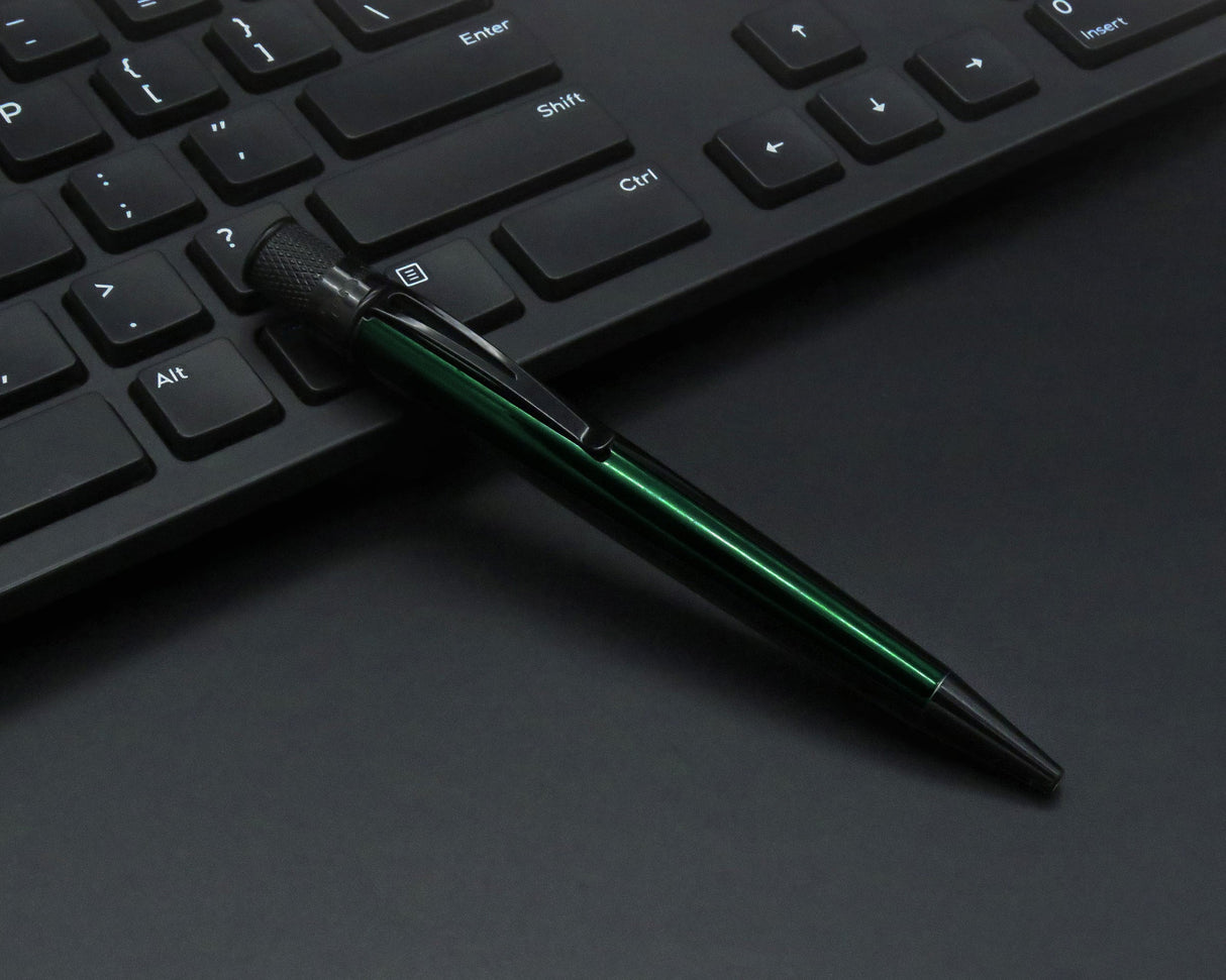 Retro 51 Tornado Stealth Rollerball Pen - Emerald Green