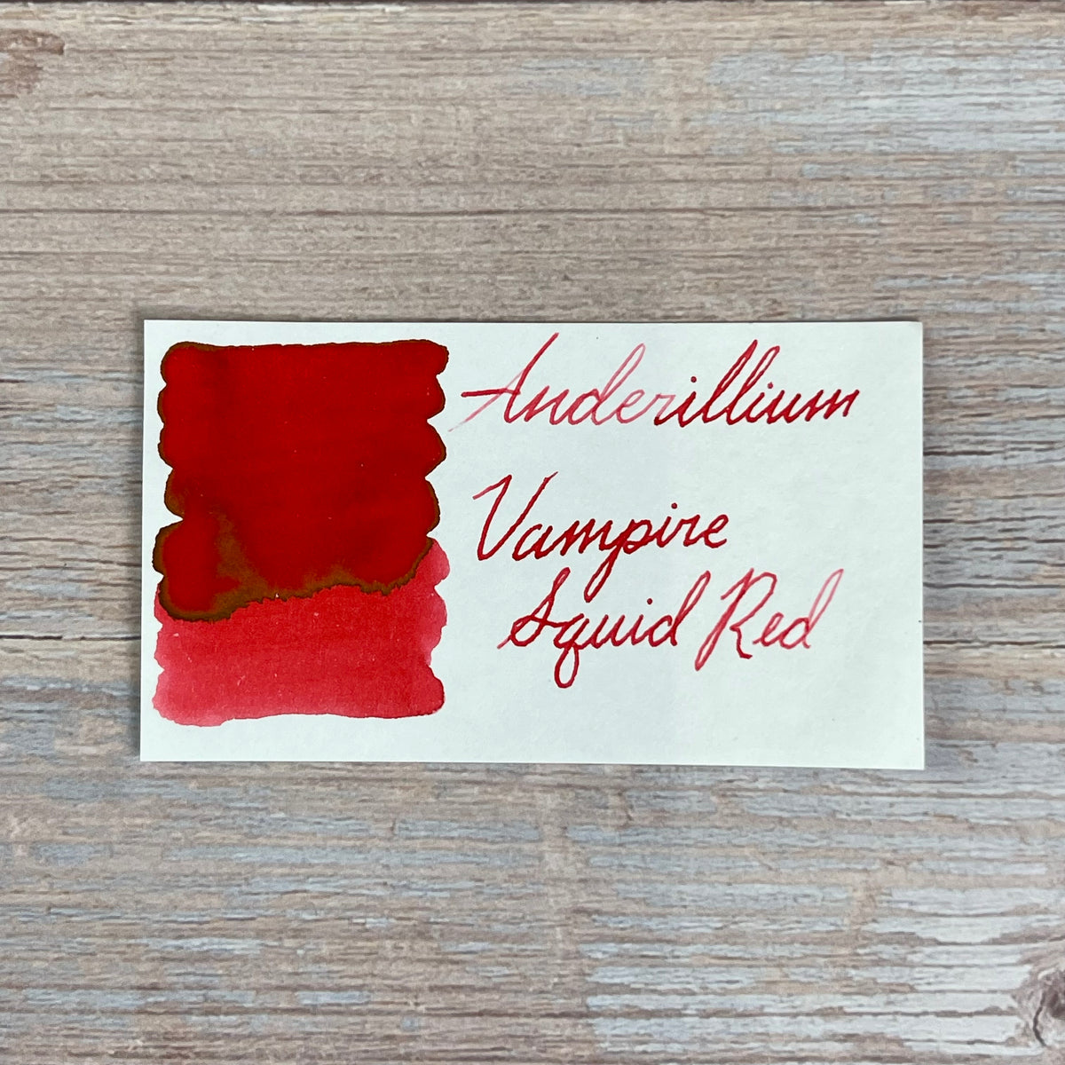 Anderillium Vampire Squid Red - 1.5 Oz Bottled Ink – Atlas Stationers