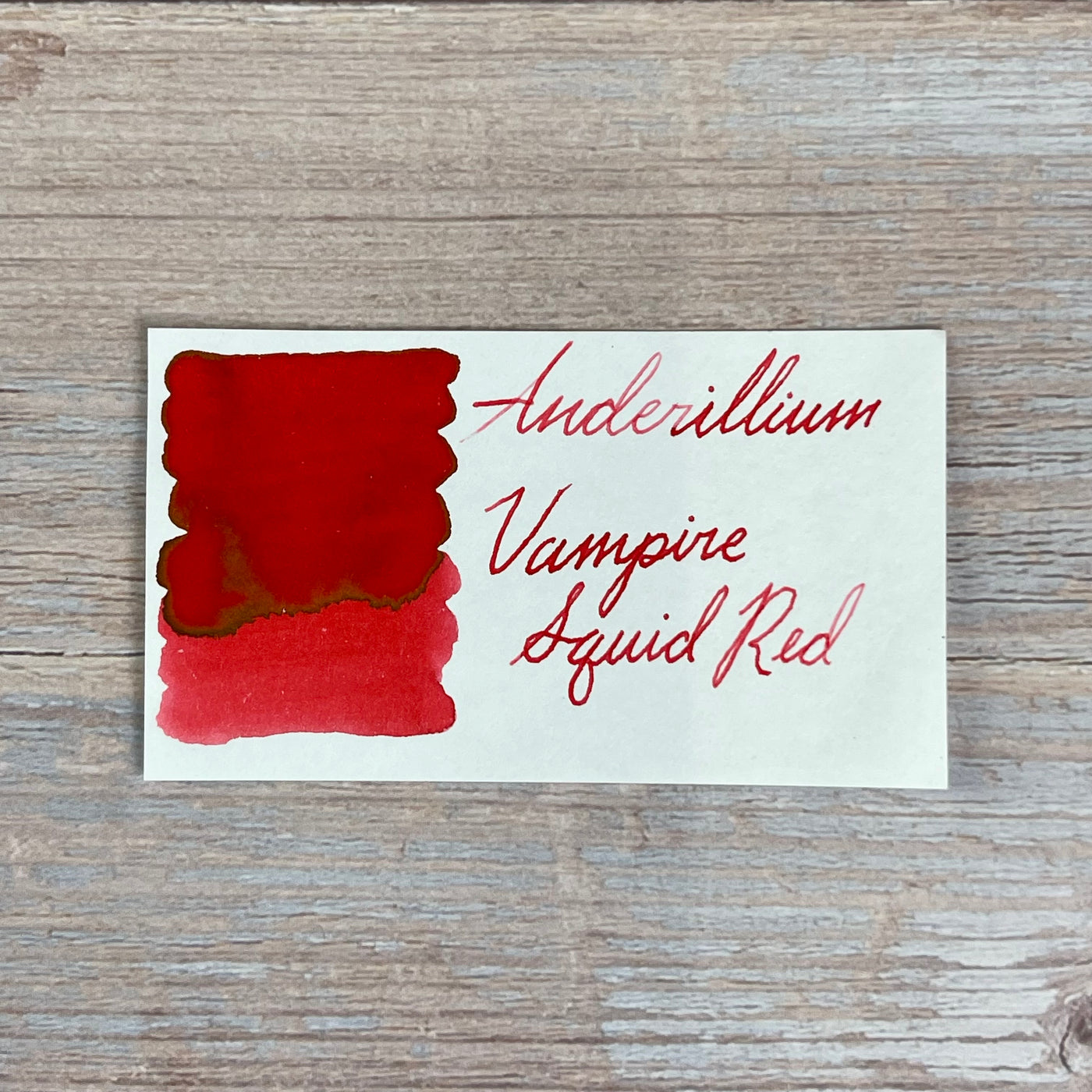 Anderillium Vampire Squid Red - 1.5 Oz Bottled Ink