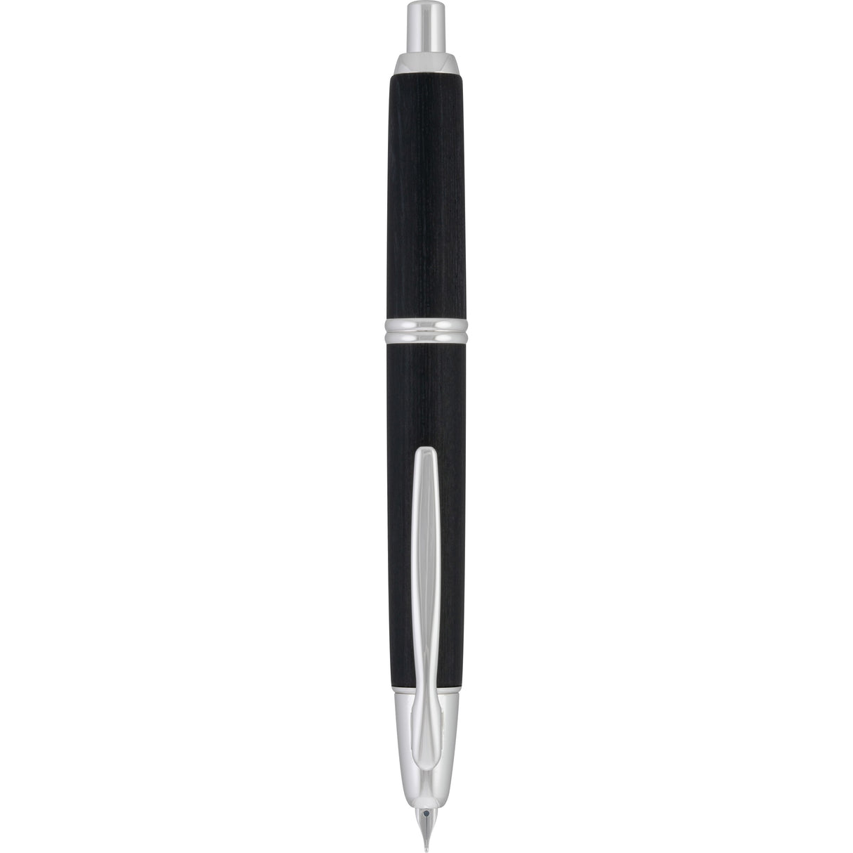 Pilot Vanishing Point Birchwood Fountain Pen - Black