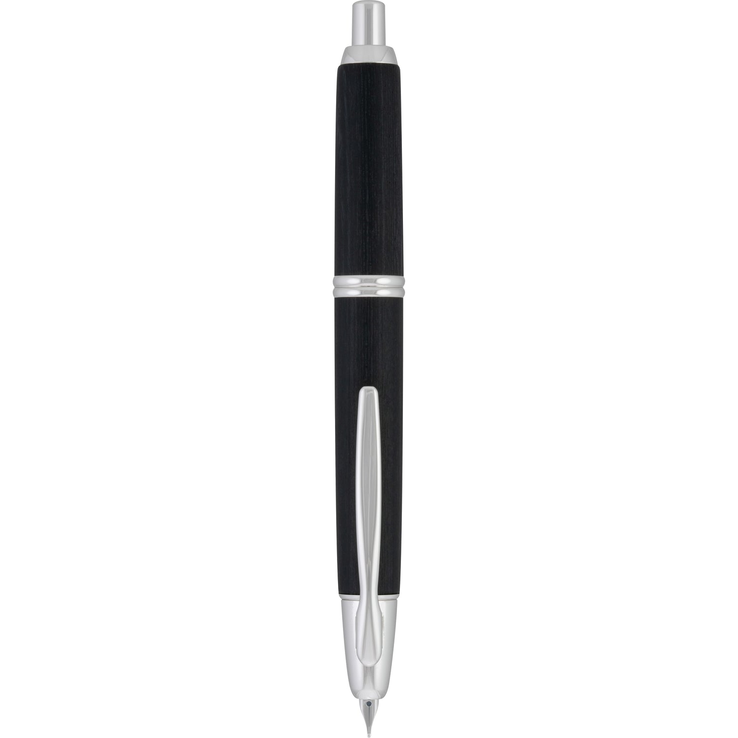 Pilot Vanishing Point Birchwood Fountain Pen - Black