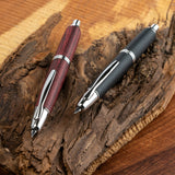 Pilot Vanishing Point Birchwood Fountain Pen - Black