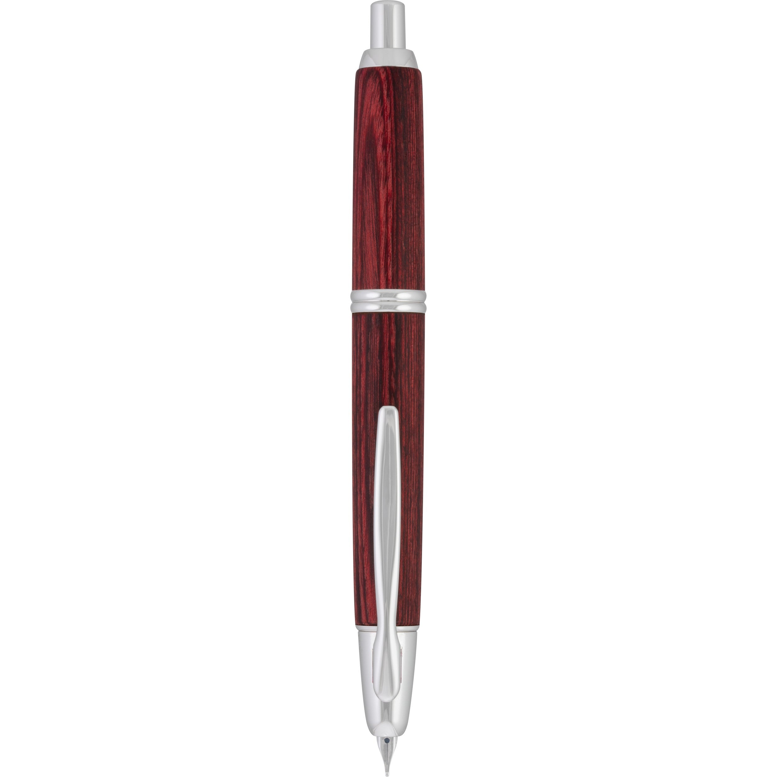 Pilot Vanishing Point Birchwood Fountain Pen - Red – Atlas Stationers