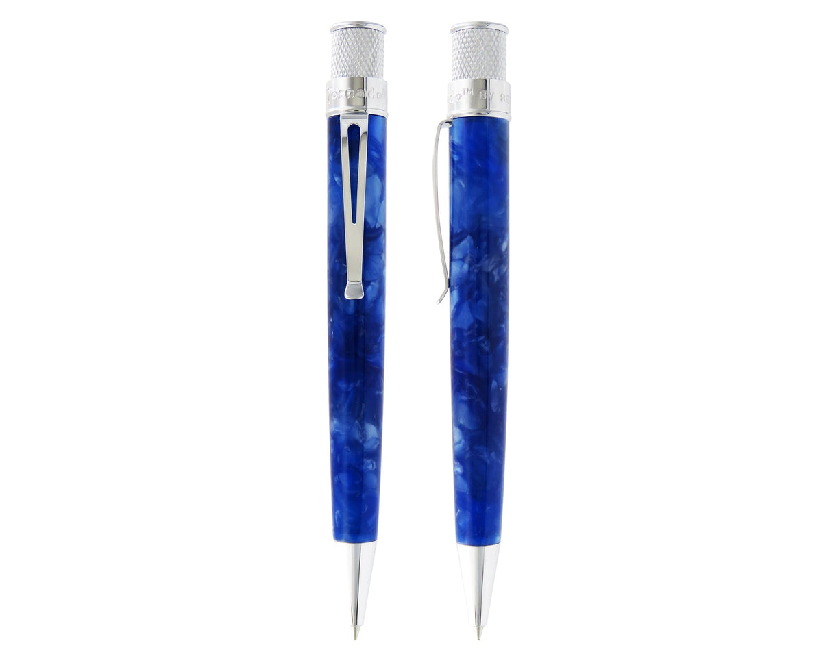Retro 51 Vault Tornado Acrylic Rollerball Pen - Sapphire Blue