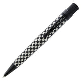 Retro 51 Groove Writer Black Checker Board Rollerball Pen with Stealth