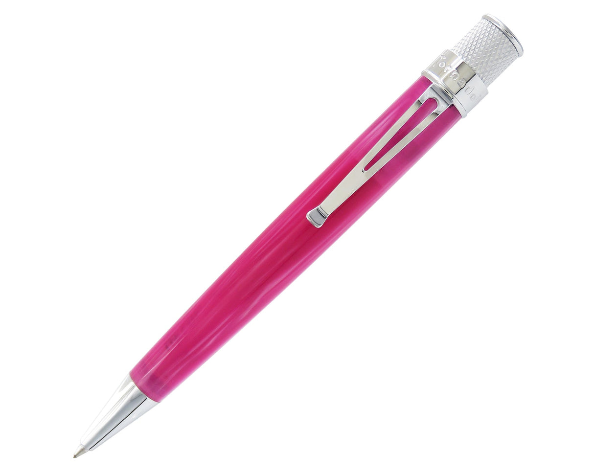 Retro 51 Vault Tornado Acrylic Rollerball Pen - Pink Cotton Candy