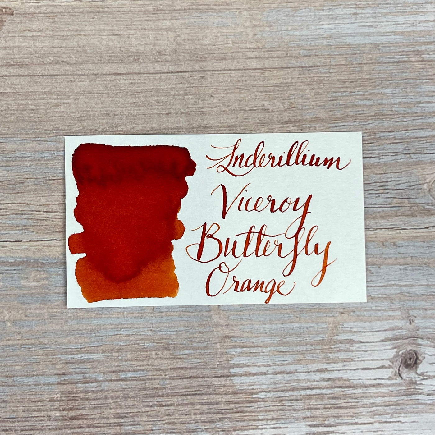 Anderillium Viceroy Butterfly Orange - 1.5 Oz Bottled Ink