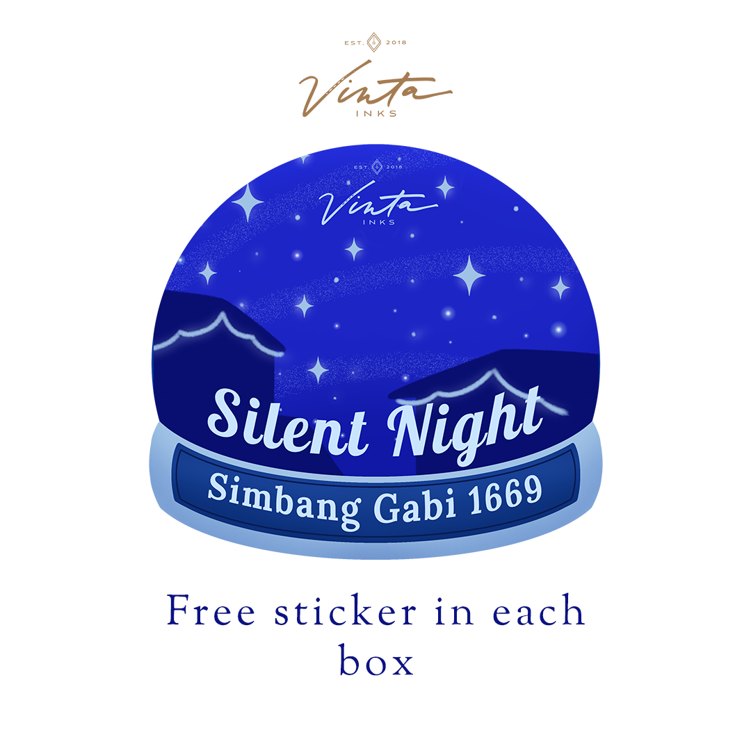Vinta Silent Night (Simbang Gabi 1669) - 30ml Bottled Ink