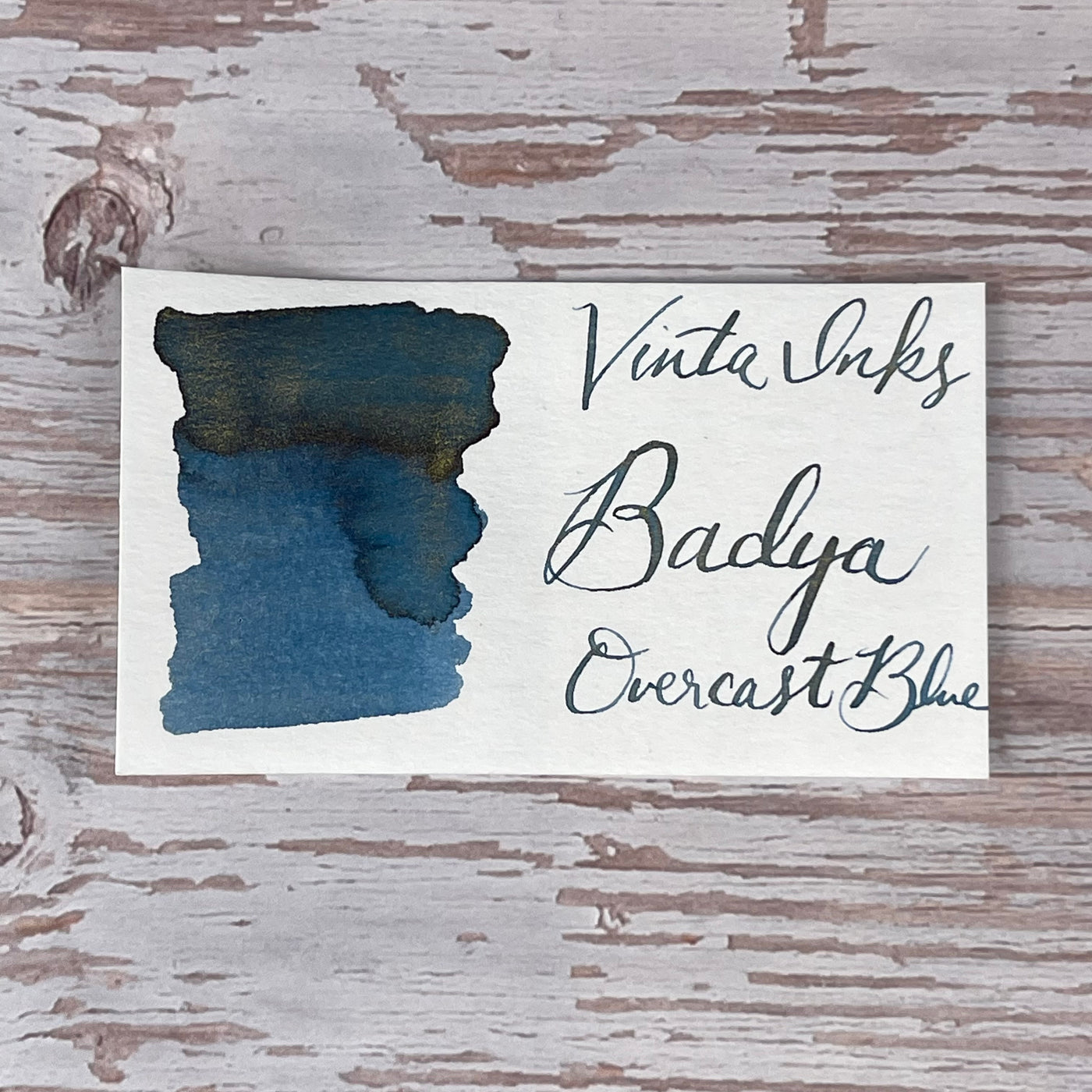 Vinta Overcast Blue (Badya 1865) - 30ml Bottled Ink