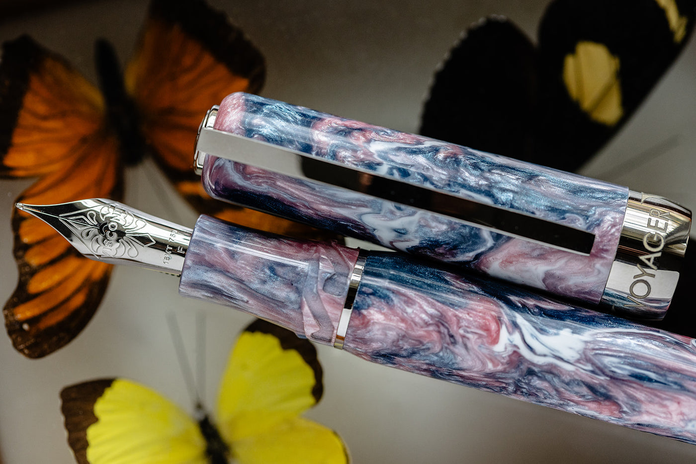 Visconti Voyager Mariposa Fountain Pen - Painted Beauty (Limited Edition)