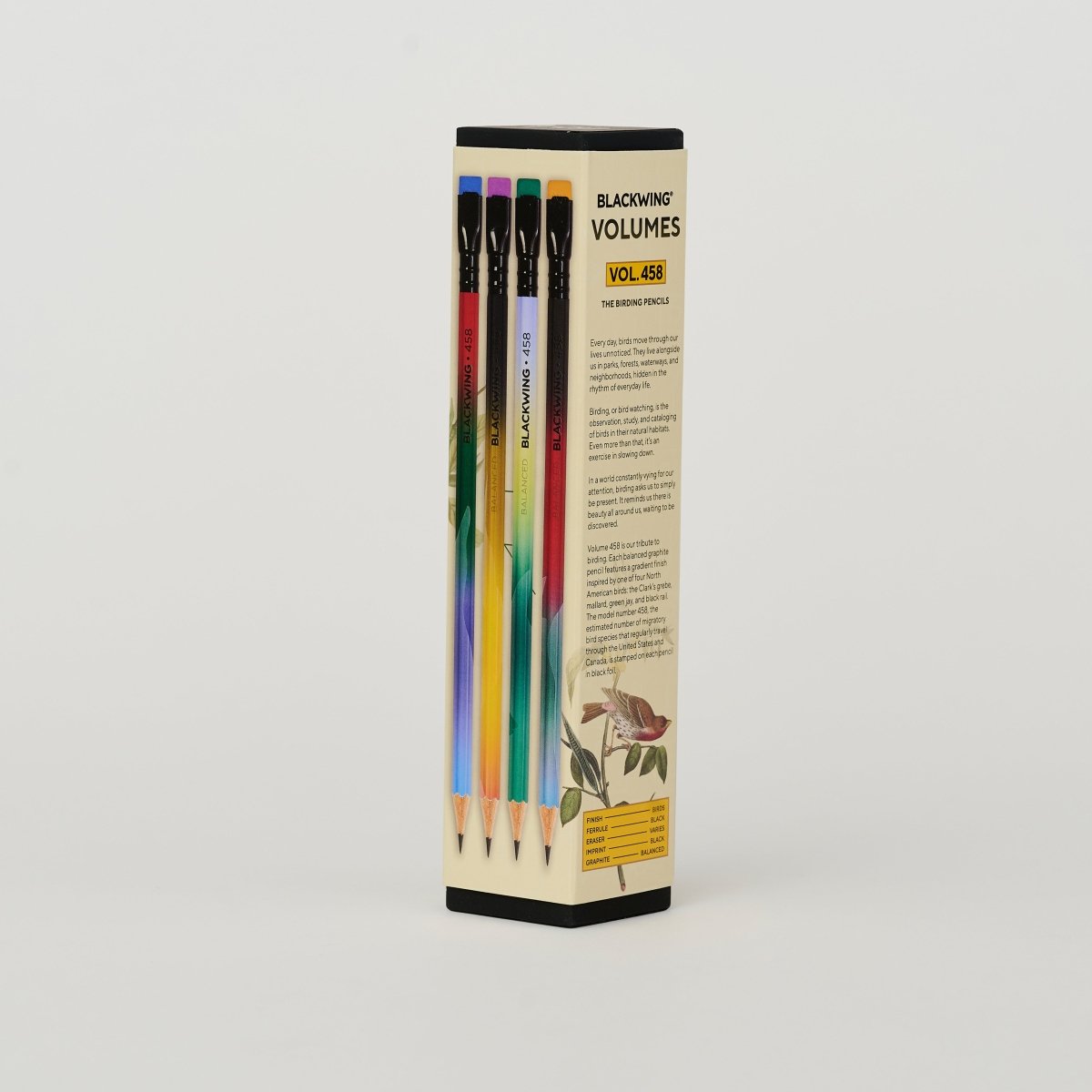 Blackwing Volume 458 pencils box back