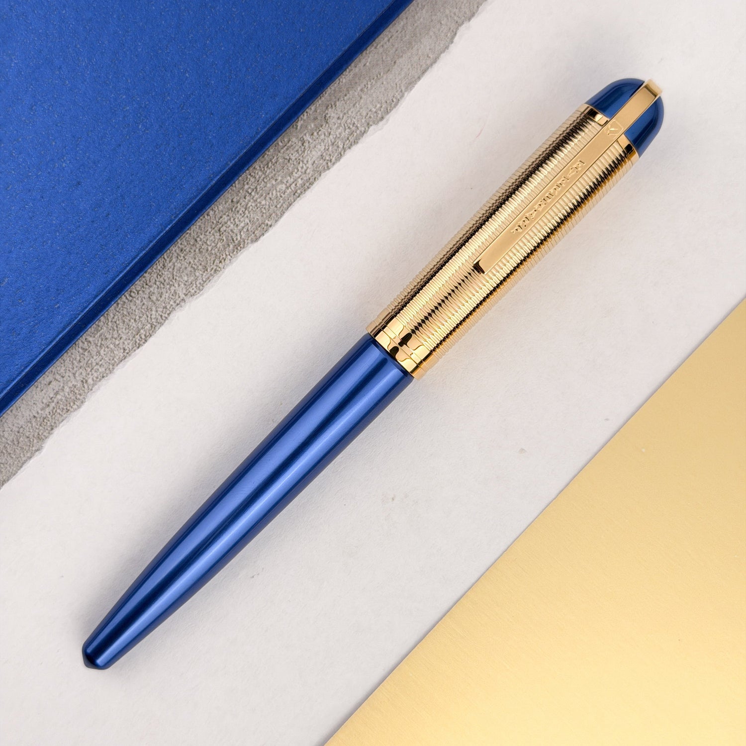 Wahl Eversharp Skyline Rollerball Pen - Blue w/Gold Trim