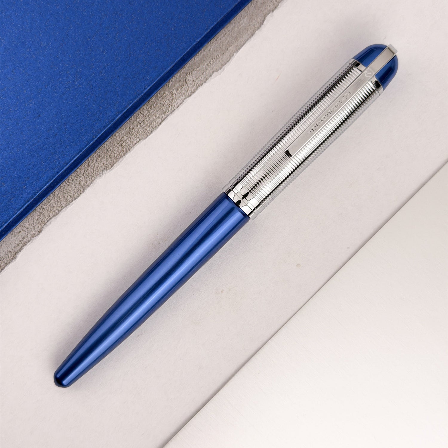 Wahl Eversharp Skyline Rollerball Pen - Blue w/Silver Trim