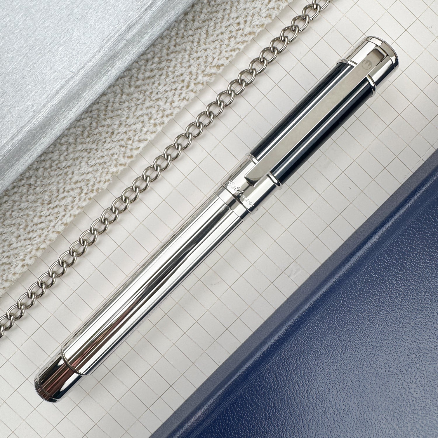 Waldmann Commander 23 Rollerball Pen - Metallic Blue