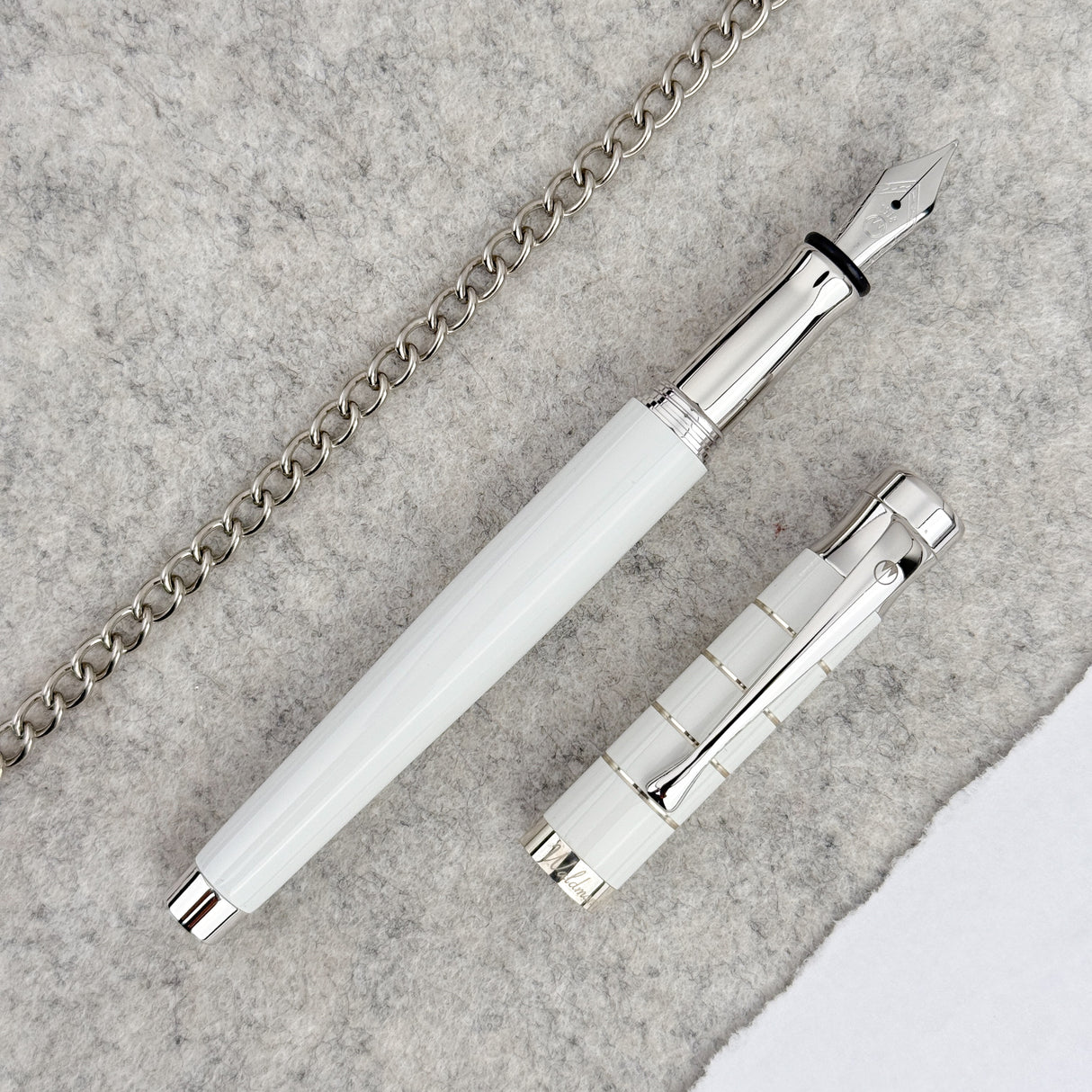 Waldmann Tango Fountain Pen - White