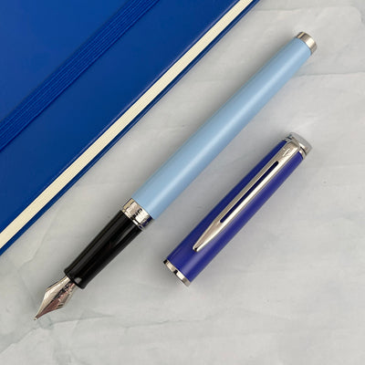 Waterman Hemisphere Color Block Fountain Pen - Blue (Special Edition)