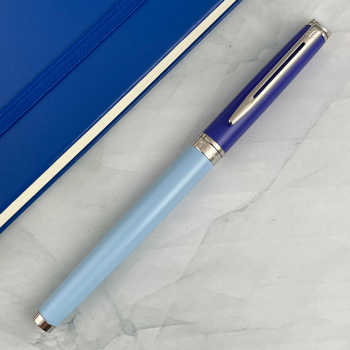 Waterman Hemisphere Color Block Rollerball Pen - Blue (Special Edition)