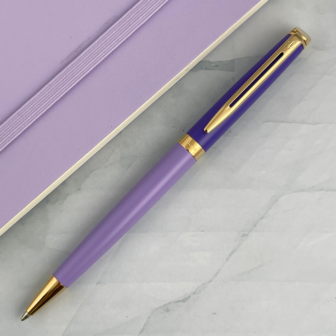 Waterman Hemisphere Color Block Ballpoint Pen - Purple (Special Edition)