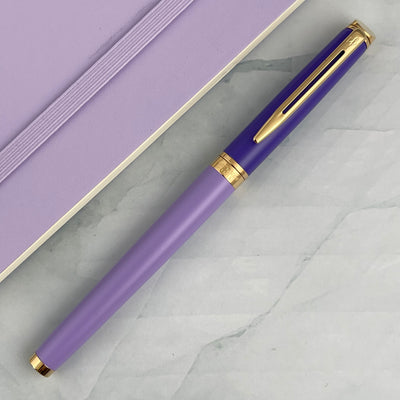 Waterman Hemisphere Color Block Fountain Pen - Purple (Special Edition)