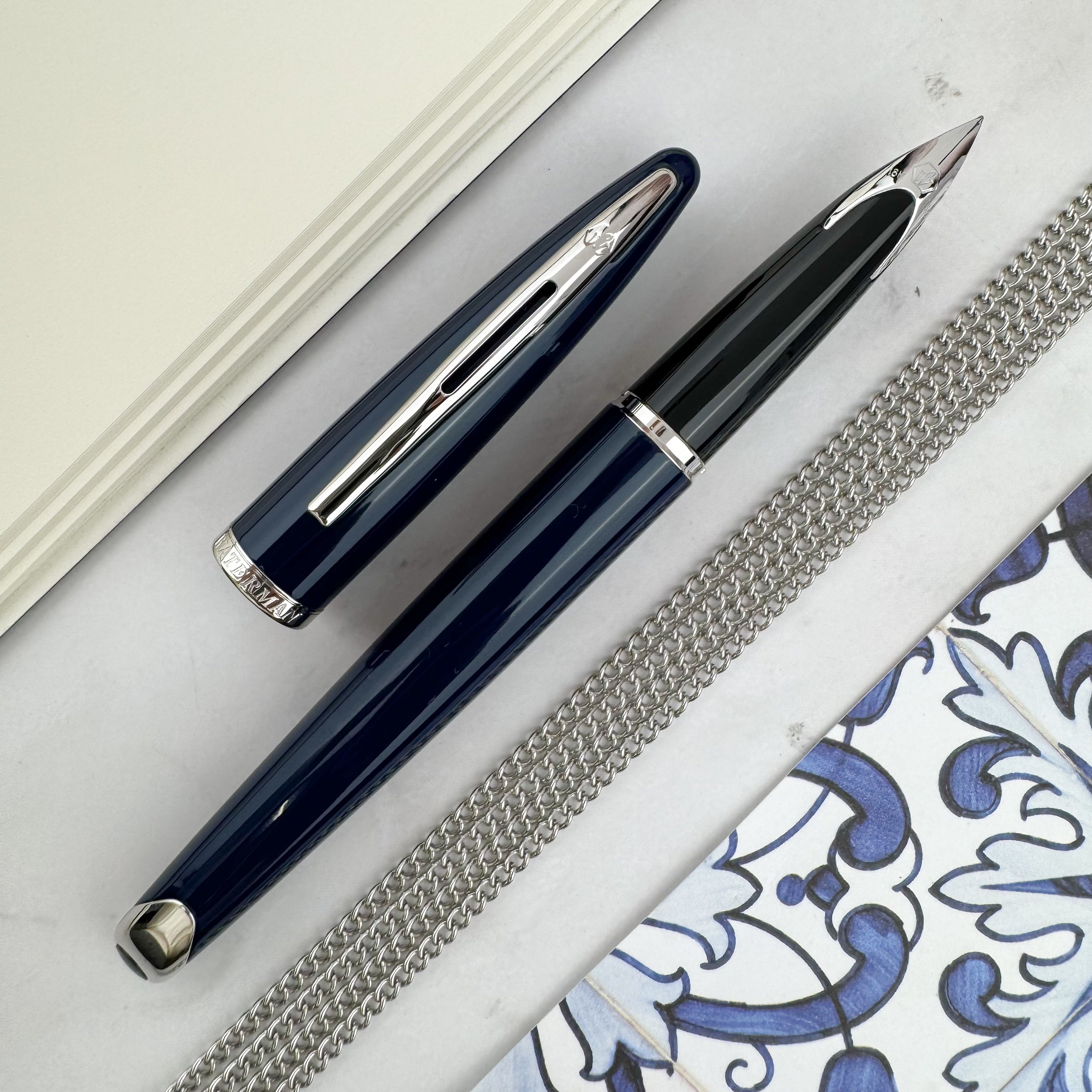 WATERMAN Caren blue ボールペン 楽天市場】ウォーターマン 公式 ボールペン カレン・デラックス