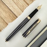 Waterman Hémisphère Understated Edit Fountain Pen - Lava Black