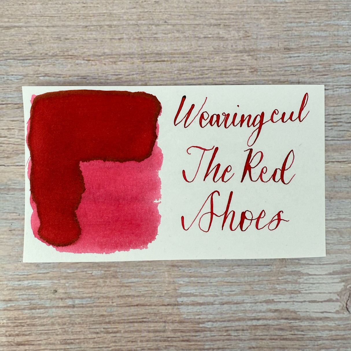 Wearingeul The Red Shoes - 30ml Bottled Ink